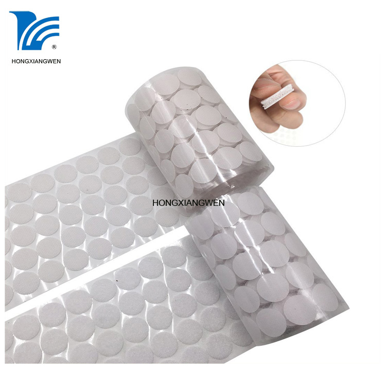 Adhesive hook and loop dots 3m strong sticky nylon dots 