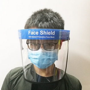 Reusable Plastic Transparent Protective Transparent Face Shield