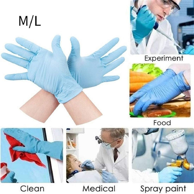 Disposable Medical Gloves Manufacturer CE FDA Certificate Powder-free Nitrile Disposable Gloves