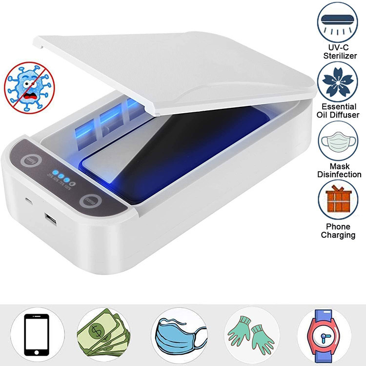 Multifunctional Mobile Phone Sterilizing Bo UV Light Sterilizer Box